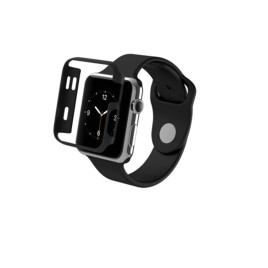 Zagg InvisibleShield Luxe Bumper Case for the Apple Watch S1 / S2 42mm - Black