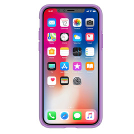 Speck Presidio Metallic case - iPhone X - Taro Purple