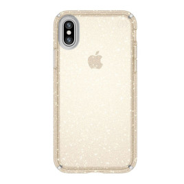 Speck Presidio Clear + Glitter case - iPhone X - Clear