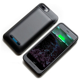 PhoneSuit Elite 7 PRO 3000mAh Battery Case for iPhone 8/7/6/6s Plus - Black
