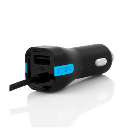 Incipio Auto Charger Lightning Cable + Single USB 4.8A