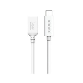 Kanex USB-C 3.0 male to A female cable - 20cm/7inch - White