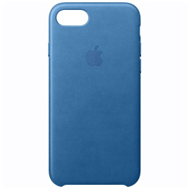 Apple iPhone 7 Leather Case - Sea Blue