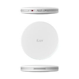 iLuv Bluetooth Smart Alarm Shaker - White