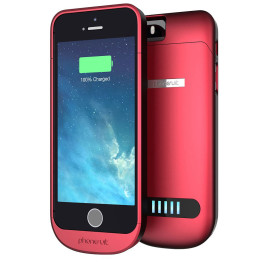 PhoneSuit Elite Battery Case for iPhone 5/5s/SE - Red
