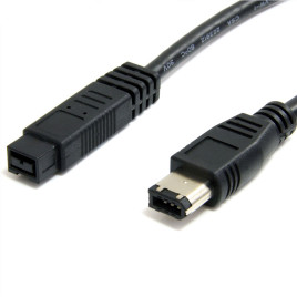 StarTech  1 Feet / 30cm IEEE-1394 Firewire Cable 9-6 M/M  