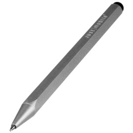 Just Mobile AluPen Pro Stylus and Ink Pen - iPhone, iPods, iPads and More - Silver 