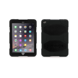 Griffin Survivor All-Terrain Protective Case + Stand for iPad Air 2 - Black