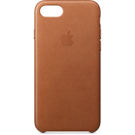 Apple iPhone 8/7 Leather Case - Saddle brown