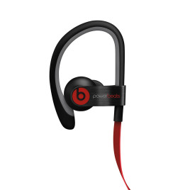Beats Powerbeats 2 Headphones - Black/Red