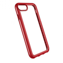 Speck Presidio Show - iPhone 6/6S/7/8 - Clear/Heartthrob Red