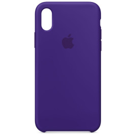 Apple Silicone Case para iPhone X - Ultra Violet