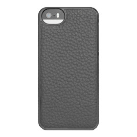 Adopted Leather Wrap Case for iPhone 5 - Pewter/Gunmetal