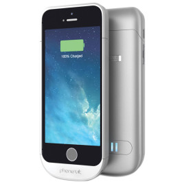 PhoneSuit Elite Battery Case for iPhone 5/5s/SE - Silver