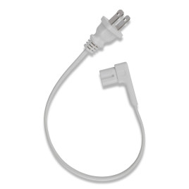 Flexson 13.7" Short Power Cable - Sonos PLAY:1 Speaker - White