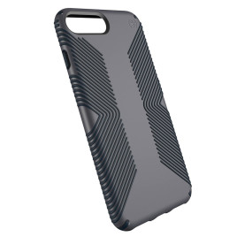 Speck Presidio Grip Case for iPhone 8/7/6/6S Plus - Graphite Grey/Charcoal Grey