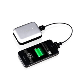 Just Mobile Gum Max Duo Deluxe USB Power with 2 USB Ports - Silver