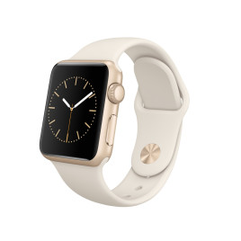 Apple Watch Sport 38mm Gold Case Antique White - Sport Band  
