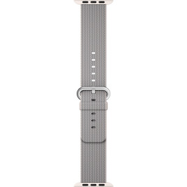 Apple Watch 42mm Woven Nylon Band - Pearl