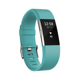 Fitbit Charge 2  Small - Teal Silver