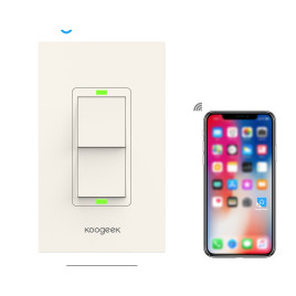 Koogeek Smart HOME Wifi light Switch Wieless Remote Control Light