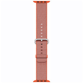 Apple Watch 38mm Woven Nylon Band - Space Orange / Anthracite