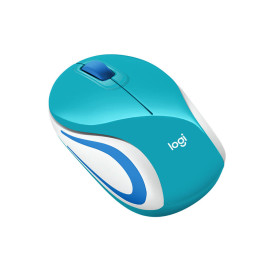 Logitech Cordless Mini Mouse M187 - Teal