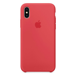 Apple iPhone X Silicone Case - Red Raspberry
