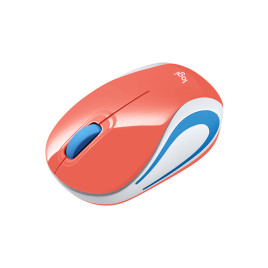 Logitech CordlesS Mini Mouse M187 - Coral