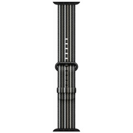 Apple Watch 42mm Woven Nylon - Black Stripe