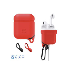Cico AirPods Shockproof Silicone Case - Red