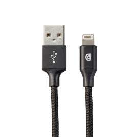 Griffin USB to Lightning Premium Braided Cable, 5Ft - Black