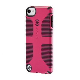 Speck CandyShell Grip Case for iPod Touch 5 - Raspberry Pink/Black