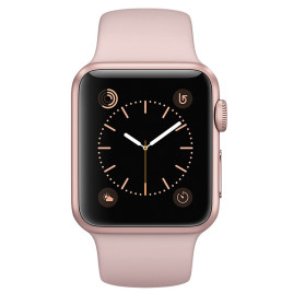 Apple Watch S2 38mm Rose Gold Aluminum Case with Pink Sand Sport Band