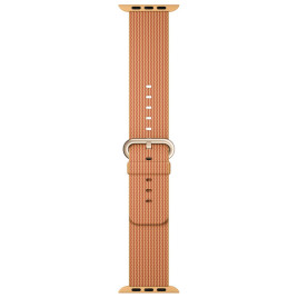 Apple Watch 42mm Woven Nylon Band - Gold / Red