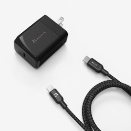 Adam Elements OMNIA X3 Fast Charging Kit USB-C to Lightning - Black