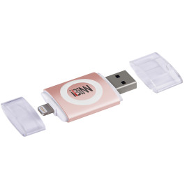 Memoria Flash IBINN 32GB, USB 3.0 Lightning - iPhone, iPad and iPod - Rose Gold