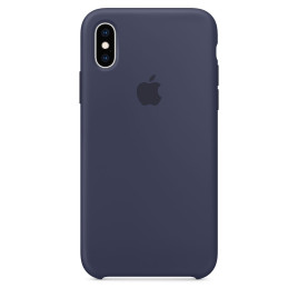 Apple iPhone XS Silicone Case - Midnight Blue