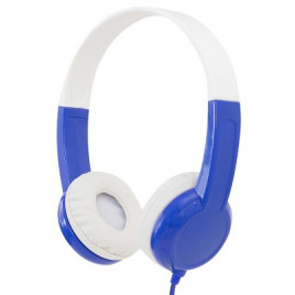 BuddyPhones Connect  Standard Wired Kids Headphones - Blue