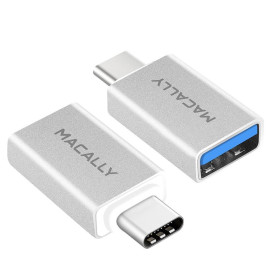 Macally USB-C to USB-A Adapter (2-Pack)