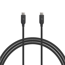 Type C USB Male to Type C USB Male - 3ft Black Cable
