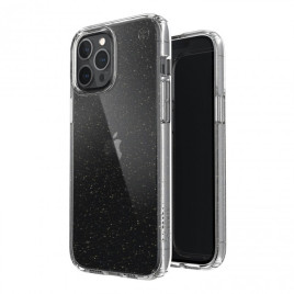 Speck Presidio Perf for iPhone 12 Pro Max - Clear / Gold Glitter