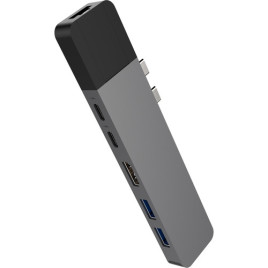 HyperDrive NET 6-in 2 Hub for USB-C MacBook Pro/ Air - Space Gray