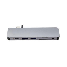 HyperDrive SOLO 7-in-1 Hub for MacBook Pro/ Air, PC & USB-C - Silver