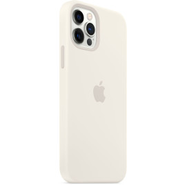 Apple iPhone 12 & 12 Pro Silicone Case with MagSafe - White