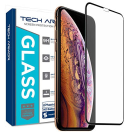 Edge-to-Edge Ballistic Glass for Apple iPhone Xs Max - Black - 1-pack