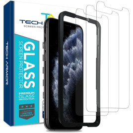 Premium HD Clear Ballistic Glass Screen Protector for Apple iPhone 11 Pro Max / iPhone XS Max [3-pack]