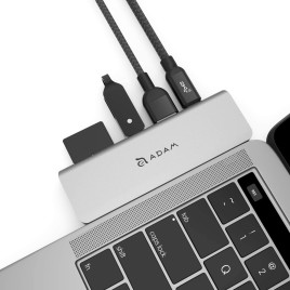 Adam Elements CASA Hub 5E 4K USB-C A HDMI - Fast Charging 60W USB-C - Lector de Tarjetas SD / 2x USB 3.1