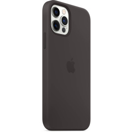 Apple iPhone 12/12 Pro Silicone Case with MagSafe - Black