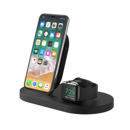 Belkin BOOSTUP Wireless Charging Dock for iPhone + Apple Watch + USB-A port